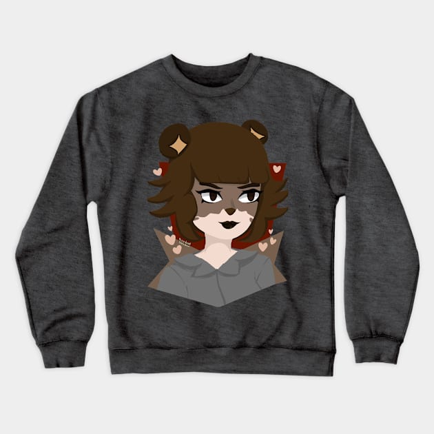 Otter Girl Crewneck Sweatshirt by DissidentDetective